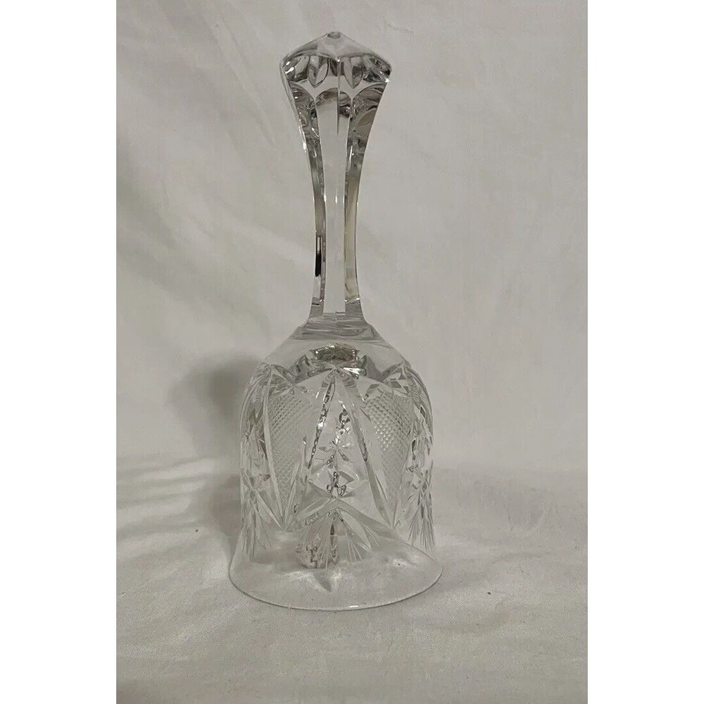 Vintage Clear Cut Crystal Bell